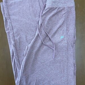 Fabletics Pink Wide Leg Joggers